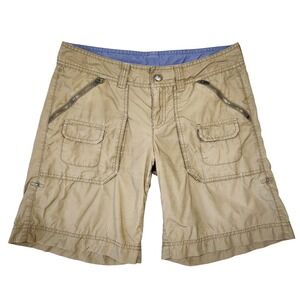 Athleta Coastal Cargo Shorts Womens 6 Utility Hike Athleisure Granola Girl Urban